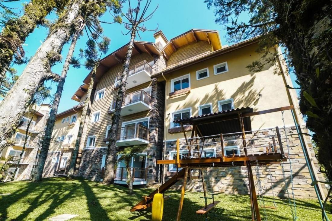 Apto 103 B,2, próximo a museus e restaurantes, condomínio com piscina aquecida. Gramado Exterior foto